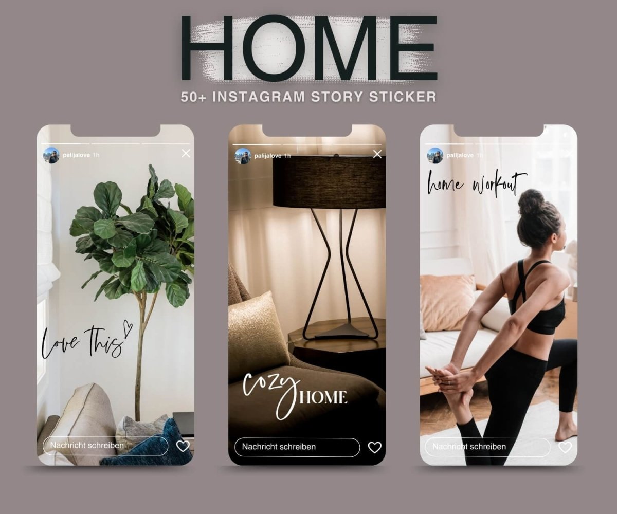 HOME | 50+ STORY STICKER - palijalovedesign