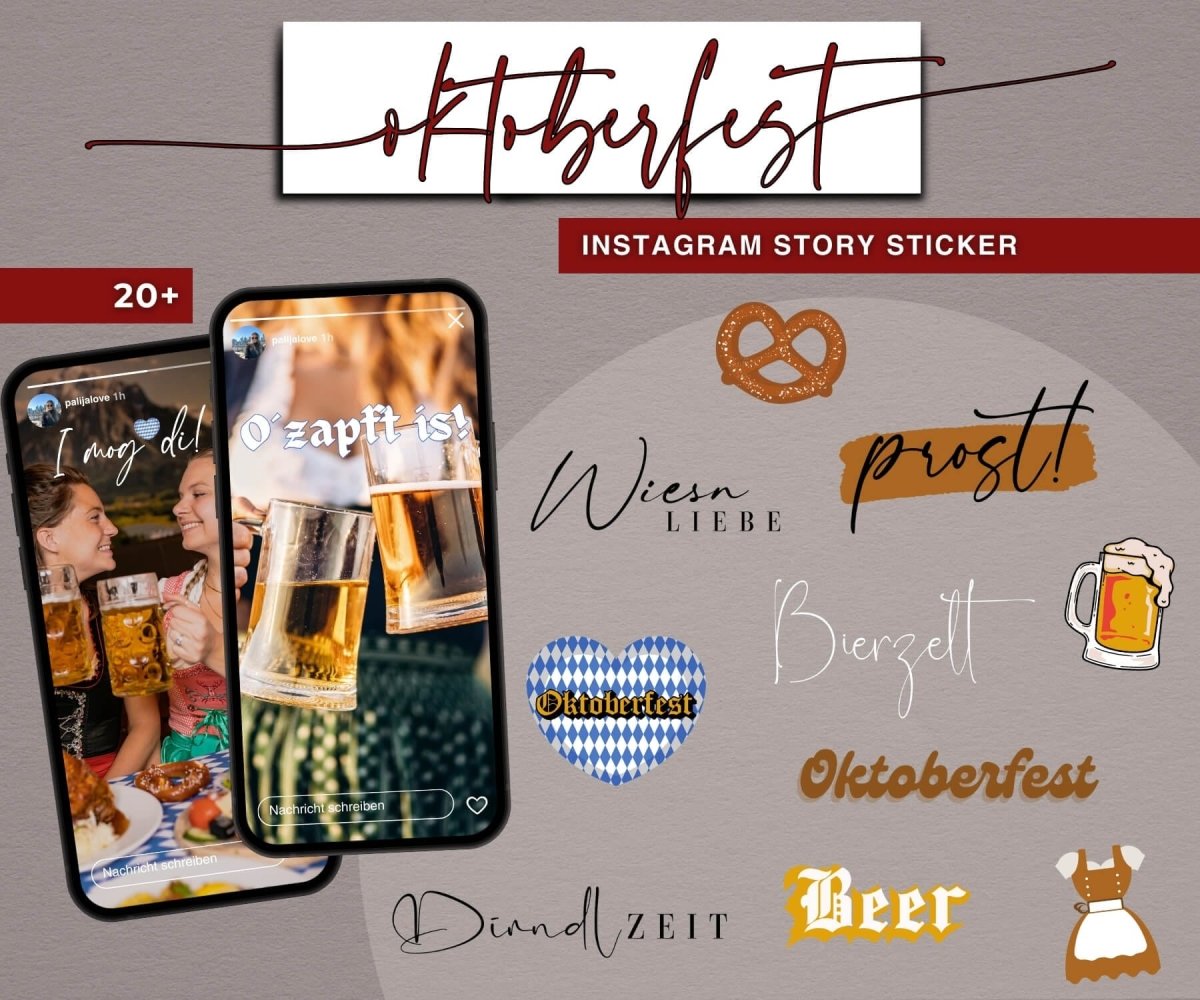 OKTOBERFEST | 20+ STORY STICKER - palijalovedesign