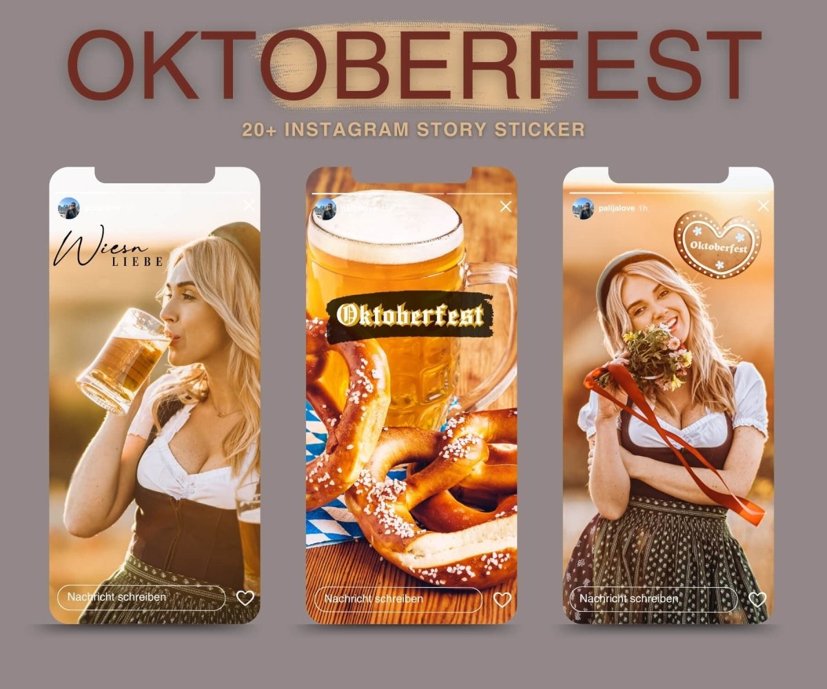 OKTOBERFEST | 20+ STORY STICKER - palijalovedesign